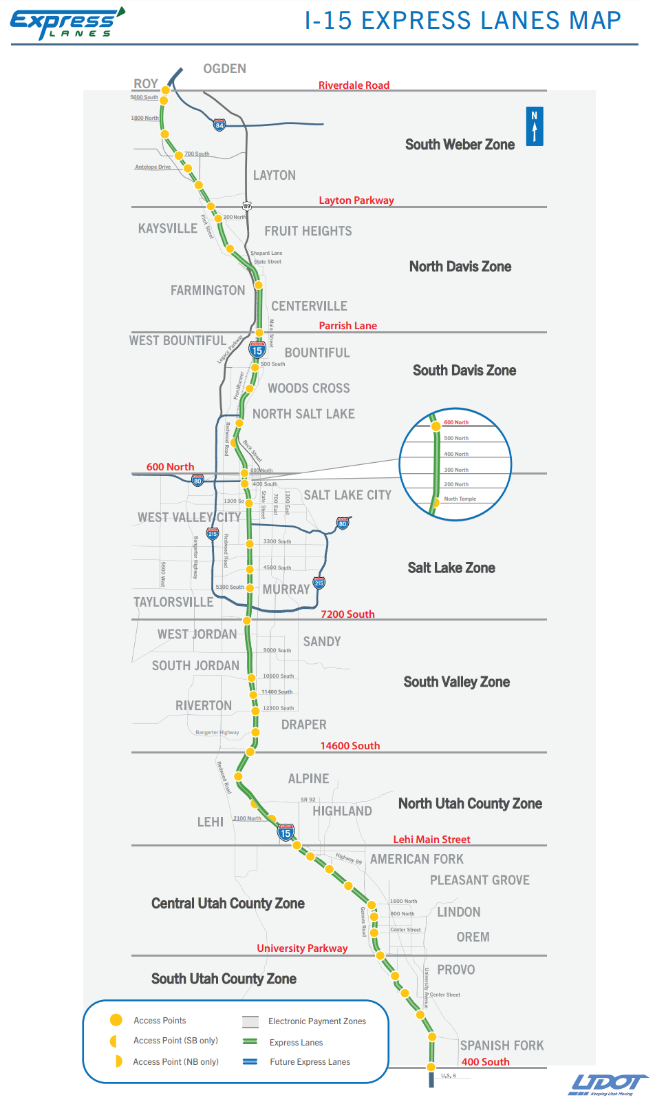express-lanes-map-udot