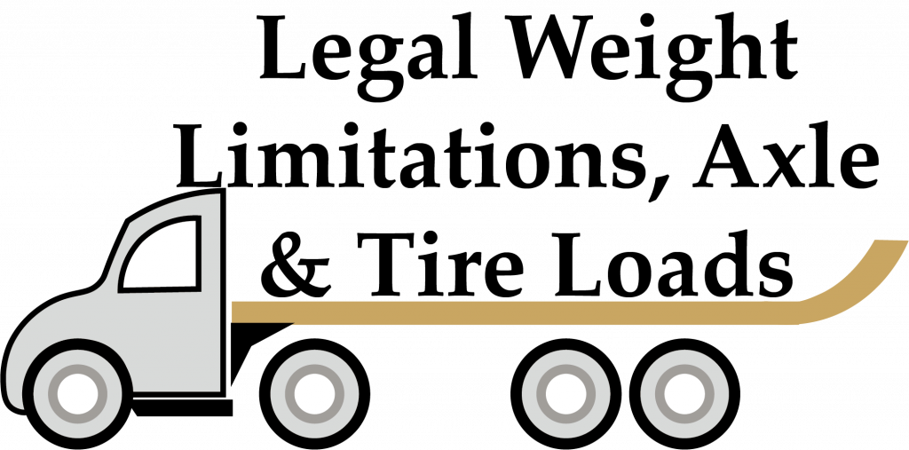 Legal Weight Limitations, Axle & Tire Loads