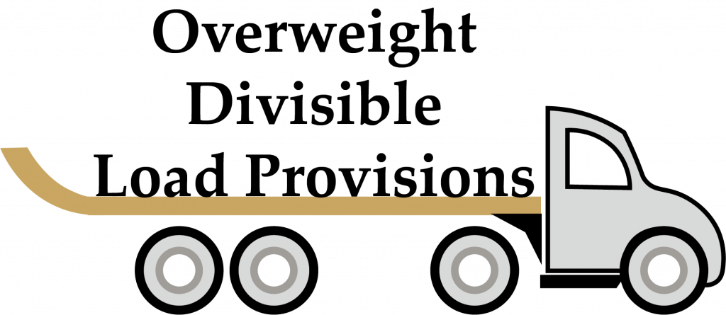 Overweight Divisible Load Provisions