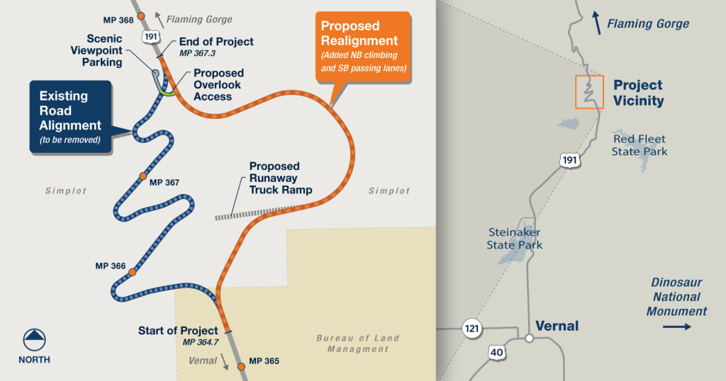 Map of Proposed Alignment and Vicinity