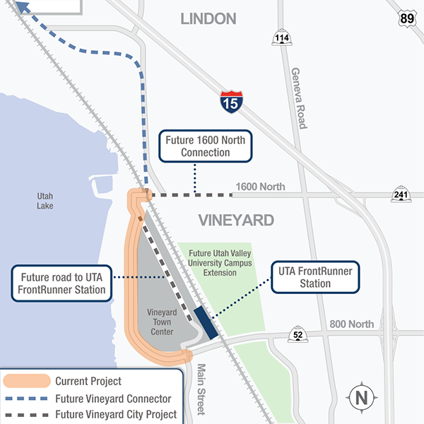 Vineyard Map with new road